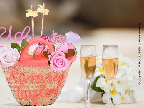 Bridesmaid Gift Tote, Hen Bachelorette Party Bags, Bridal Party Getting Ready Wedding Day Gift, Bridesmaid Proposal Gifts - Custom Bag Beach Personalized Bridesmaid Straw Totes Bag Gifts|Custom Large Beach Bags|Shopping Bag|Girls Trip Gift | Bachelorette Gift|Wedding Favors|Bridal Bride Bag Bridal Shower Gift For Bride To Be Gift Ideas Straw Basket Engagement Gift For Bride Tote Honeymoon Gift For Bride - Unique Gift